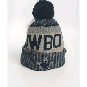 NFL NEW ERA DALLAS COWBOYS WINTER KNIT POM BEANIE ONE SIZE NEU - Bild 1 von 5