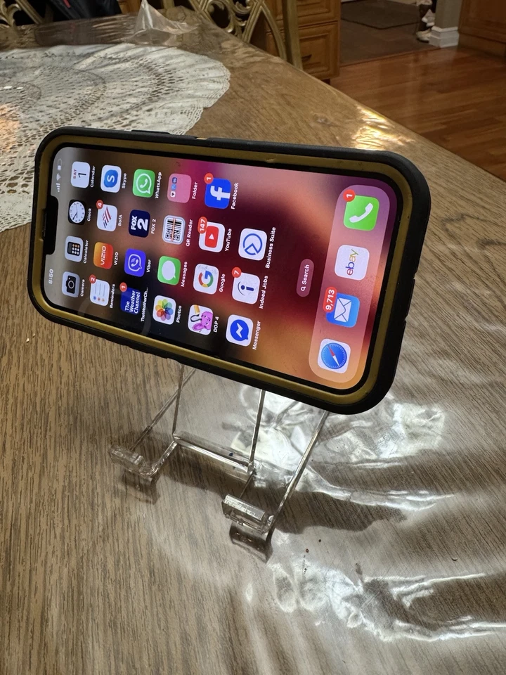 Suportes de telefone portáteis de acrílico SlipGrip para telefones e capas compatíveis com MagSafe… - Imagem 1 de 4