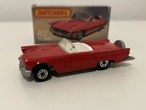 Vintage Matchbox Superfast No. 42 T-Bird with Original Box - Picture 1 of 12