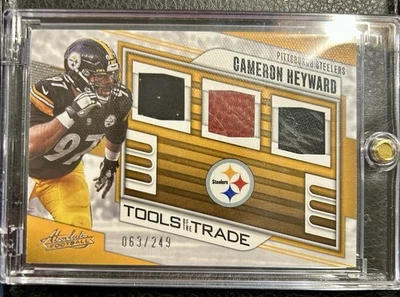 2023 Panini Absolute - Tools of the Trade Triple Cameron Heyward #TOTT-CH /249 - Image 1 of 2