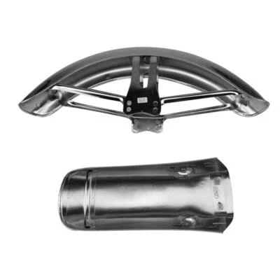 JUEGO CASQUILLO GUARDABARROS DELANTERO TRASERO CROMADO PARA YAMAHA 100 125 RS100 RX100 RX125 Foto 1 de 4