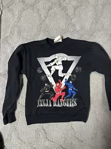 Rare VTG SABAN Ninja Power Rangers 1995 Sweatshirt 90s Mighty Morphin' Youth L - Picture 1 of 4