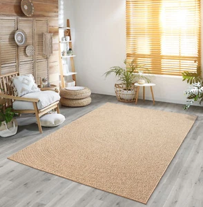 Teppich Outdoor Flachgewebe Terassenteppich Balkon Natur - Bild 1 von 8