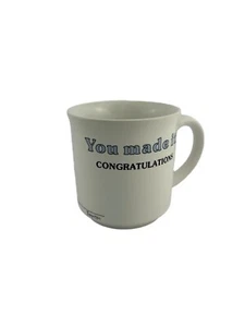 Vintage Sandra Boynton Congratulations You Made It Kaffeebecher Hundeknochen Treppenband - Bild 1 von 8