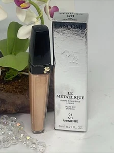 Lancome Le Metallique Liquid Eye Shadow - 03 Or Farniente - .21 oz - New in Box - Picture 1 of 8