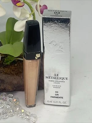 Lancome Le Metallique Liquid Eye Shadow - 03 Or Farniente - .21 oz - New in Box - Image 1 of 4