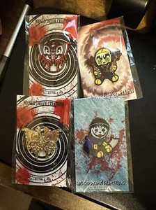 4 Pins Wicked Dream Creations ICP Shaggy 2 Dope Violent J Insane Clown Posse - Picture 1 of 5