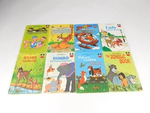 Lote De 8 Libros De Colección Disney Maravilloso Mundo De Lectura Dumbo Bambi Pooh Tod Copper - Imagen 1 de 3