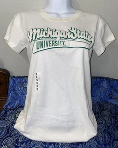 MAGLIETTA DONNA ADERENTE MICHIGAN STATE UNIVERSITY TAGLIA SMALL - Foto 1 di 6