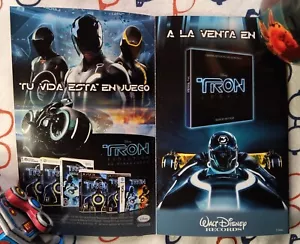 Disney DVD Advertising Booklet Spanish - Tron Legacy Daft Punk Pirates Caribbean - Picture 1 of 6