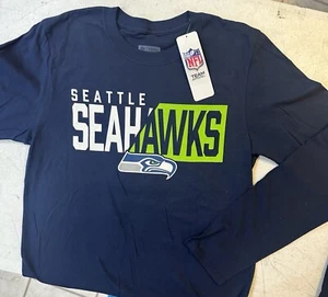 Seattle Seahawks NFL Hombres L/S Camisa Go Hawks NFL Equipo Ropa (S) - Imagen 1 de 1