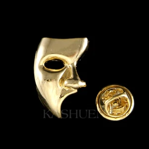 the Phantom of the Opera Broadway Masquerade Mask Tie Tack Clutch GT Lapel Pin - Picture 1 of 1