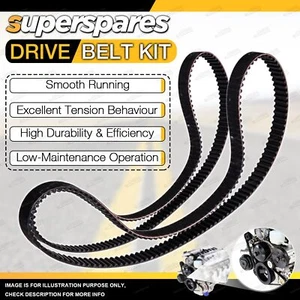 Superspares Drive Belt Kit for Kia Mentor 1.8L 4cyl DOHC 16V MPFI TE 1998-6/2000 - Picture 1 of 2