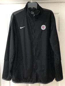 Nike NBA Los Angeles Clippers Black & Gray Jacket Size XL - Picture 1 of 7