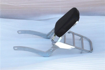 Sissy Bar Backrest Luggage Rack for Yamaha Virago XV125 XV250 Route 66 1988-2011 — 第 1/4 张图片