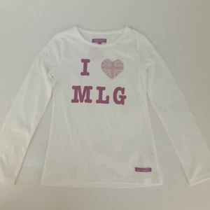 MY LONDON GIRL I LOVE MLG  WHITE T-SHIRT CLOTHING AGES 2-11 YEARS OLD FREE P+P - Picture 1 of 3