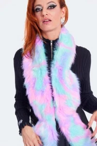 Sweet Enough Gothic Alternative Style Faux Fur Stole - Picture 1 of 4