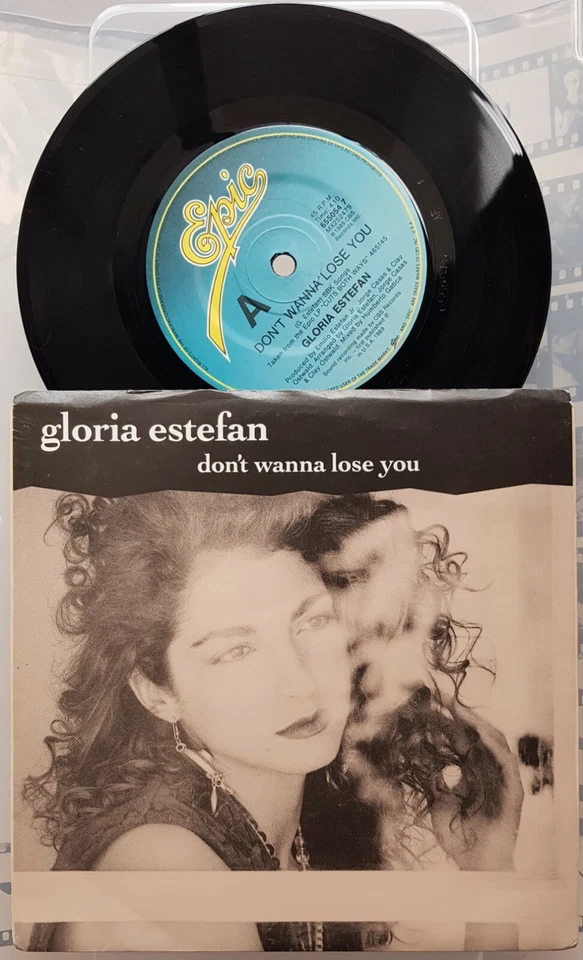 Gloria Estefan – Don't Wanna Lose You - 1989 7" picture sleeve single 45rpm - Image 1 of 1