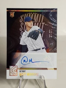 Matt Manning 2022 Panini Capstone Summit Rookie Auto Gold Holo /25 Tigers SSP RC - Bild 1 von 3