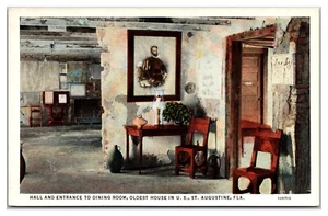 Hall & Entrance to Dining Room Oldest House In U.S. St. Augustine Florida - Picture 1 of 2