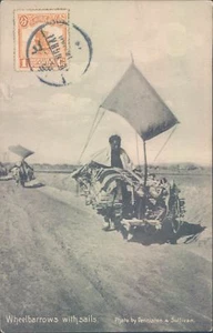 PC carretillas CHINA con velas década de 1910 - Imagen 1 de 2