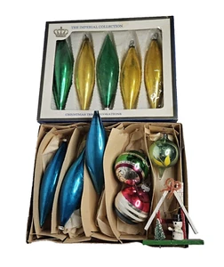 Vintage Christmas Ornament Blown Glass Imperial Germany Lot of 12 READ CONDITION - Picture 1 of 16