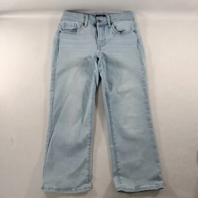 NYDJ Marilyn Straight Cool Embrace Lift Tuck Blue Denim Cropped Jeans Womens 2P - Image 1 of 4