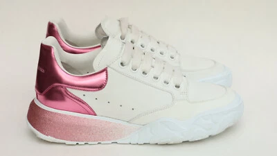 Zapatilla deportiva de cuero Alexander McQueen para mujer talla 7,5 Foto 1 de 4