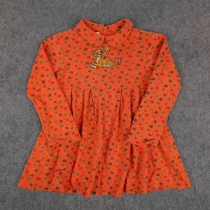 Vintage Disney Dress Girls 7-8 Orange The Lion King Nala Shirt Kids 7 8 Years - Picture 1 of 12