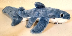 Wildlife Artists Eco Pals Blue SHARK Stuffed Animal Plush 20" - Picture 1 of 8