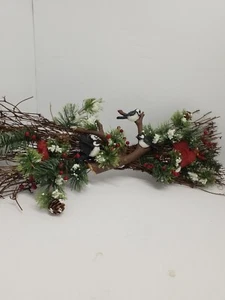 Botín de vacaciones de aves, decoración de invierno, - Imagen 1 de 6