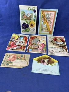 7 C1885 Victorian Trade Cards NEW HOME SEWING MACHINE Orange, Mass. - Picture 1 of 19