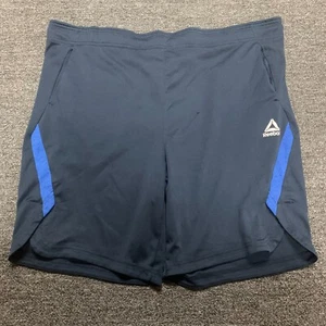 Reebok Pantaloncini Uomo Palestra Casual Corsa Atletica - Taglia Xl Blu - Foto 1 di 8