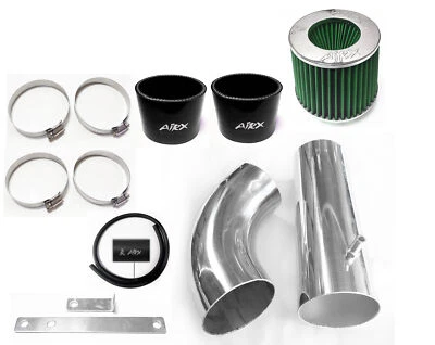AirX Racing Black-Green For 2PC 2004-2006 Acura MDX 3.5L V6 Air Intake Kit - Image 1 of 2