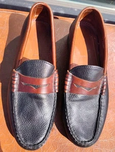 Allen Edmonds Holton Brown Leather Penny Loafers Made in USA Size 10E Men's  - Picture 1 of 10