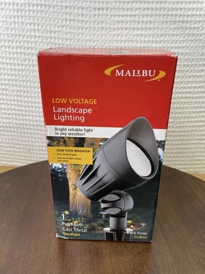 Malibu 50w Cast Black Metal Low Voltage Landscape Lighting Model CL0822 New - Image 1 of 4