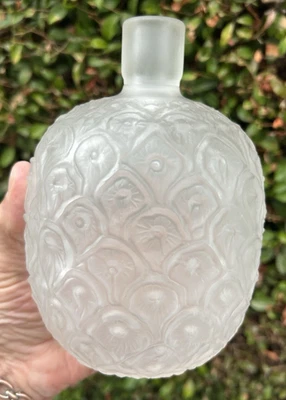 ethan allen HANDCRAFTED ITALIAN ART GLASS 6 1/2" VASE smooth satin finish ITALY - Image 1 of 4