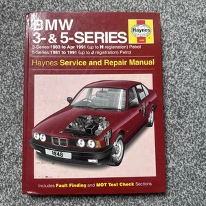 BMW 3- & 5-Series Petrol (81 - 91) Haynes Repair Manual (Paperback) - Picture 1 of 7