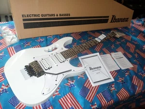 AWESOME IBANEZ JEMJR-WH Steve Vai Jem Junior Electric Guitar PLEASE READ ! - Picture 1 of 11