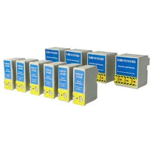 10 Druckerpatronen für Epson Stylus Color 400 440 500 460 480 1160 1520 224ml - Afbeelding 1 van 9