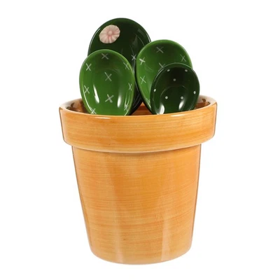  Cactus Measuring Spoon Set Small Spoons Creative Kitchen Figurine - Image 1 of 4