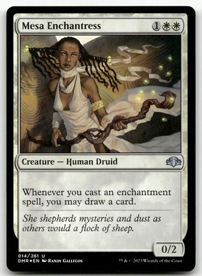 Mesa Enchantress #14 (Foil) (NM) Dominaria Remastered DMR Magic MTG - Image 1 of 2