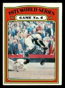 1972 Topps Serie Mundial 1971 Juego Nº #228 EX Baltimore Orioles - Imagen 1 de 2
