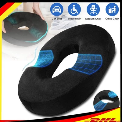 MARKENLOS Memory Schaum Sitzkissen Orthopädisches Steißbeinkissen Weich Donut Stuhlkissen