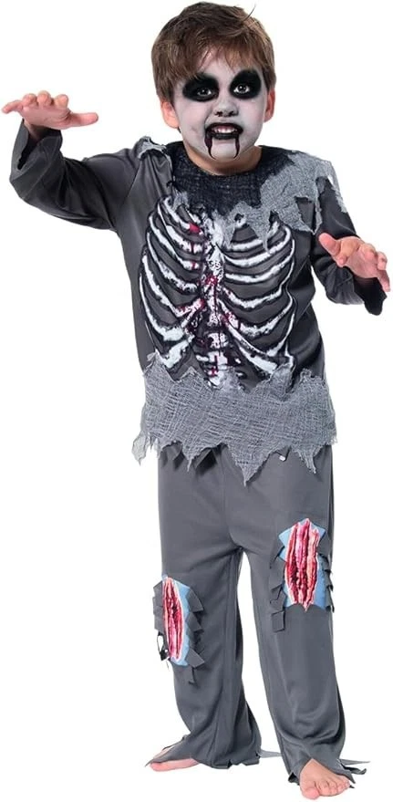 RUBIE'S Rubies Costume Zombie per Bambino Vestito Pauroso Halloween Carnevale Bimbo