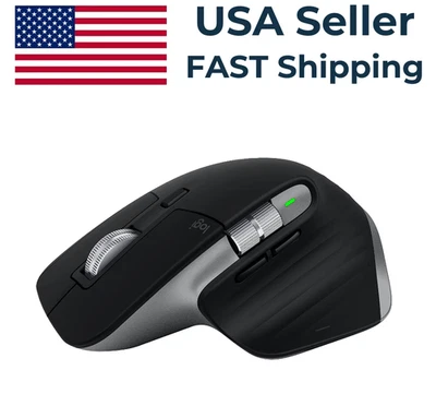 Logitech MX Master 3S Wireless Ergonomic Bluetooth Mouse for Mac Black - Image 1 of 4