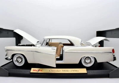 Modellini auto americane scala 1:18 Chrysler 300B diecast modellismo statico car - Immagine 1 di 4