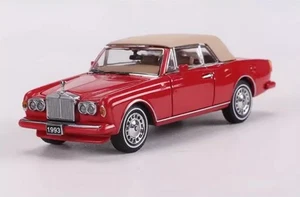 GFCC 1/64 Escala Rolls-Royce Corniche IV Rojo Diecast Coche Modelo Juguete Regalo Nuevo en Caja - Imagen 1 de 5