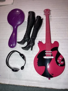 Barbie Doll I CAN BE ROCK STAR Guitar Boots Headgear Spare Replacement Part 2009 - Picture 1 of 2