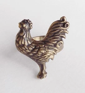 Park Designs Sussex Rooster Napkin Rings - ( Set of 3 ) NEW - Picture 1 of 3